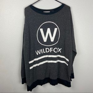 Wildfox Grey Tunic Sweater Women’s Size XS